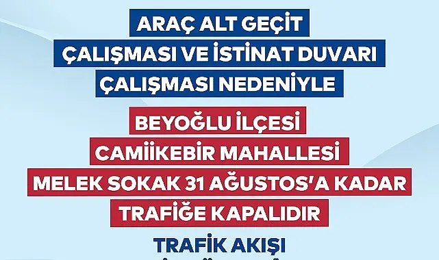 İBB, Beyoğlu’nda yol ve çevre düzenlemesi çalışmalarına başlıyor. Çalışma kapsamında