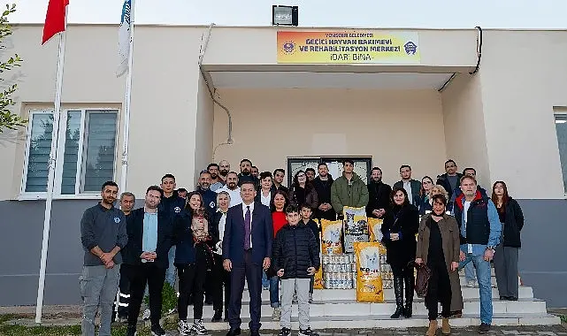 Mersin Yenişehir Belediyesi tarafından kurulan 15 bin metrekarelik Geçici Hayvan