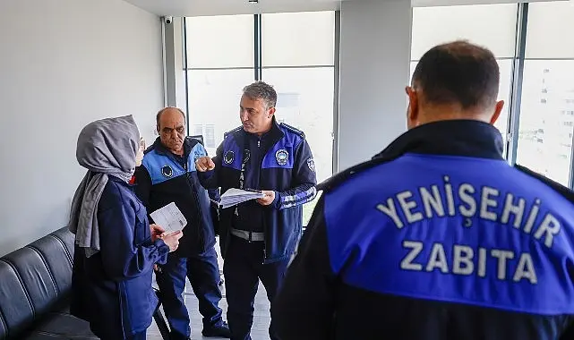 Mersin Yenişehir Belediyesi Zabıta Müdürlüğü ekipleri güzellik merkezlerine yönelik denetimlerine